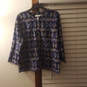 STUDIO WORKS WOMENS TOP BLOUSE SIZE XL